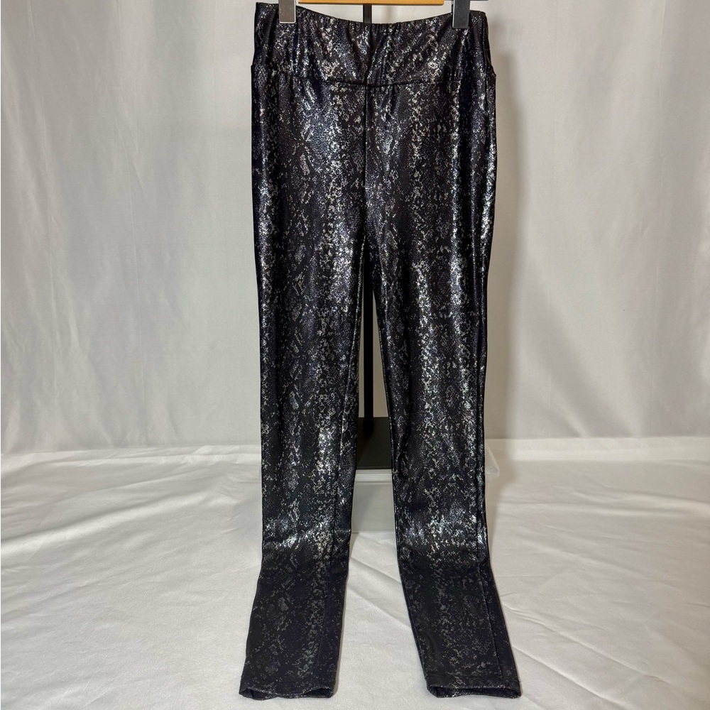 NWOT - LuLaRoe Luxe Black & Silver Snakeskin Leggings – Size Small